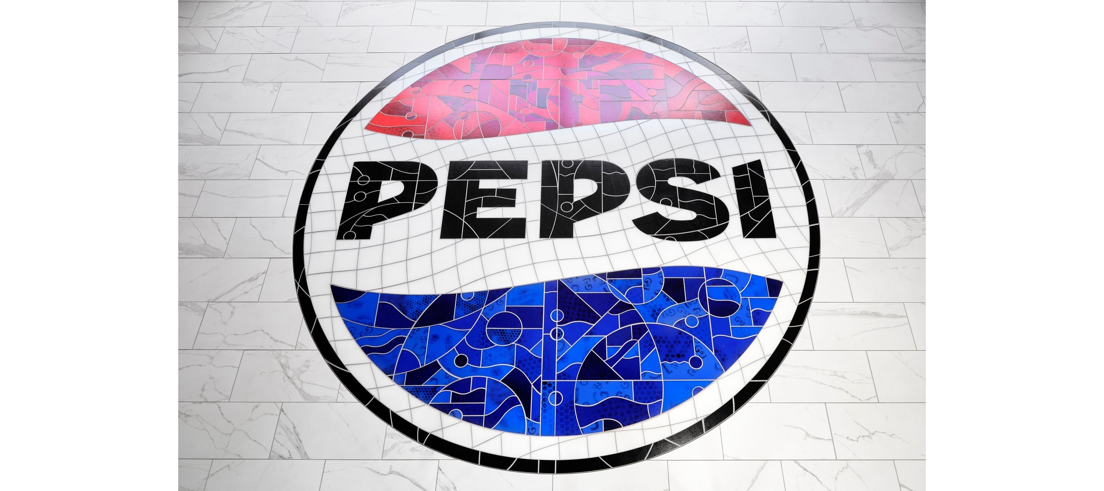 G&J Pepsi - Logo Floor Mosaic